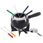 Kit Jogo Conjunto Para Fondue 10 Pecas Em Aço Inox Brinox