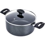 Conjunto Jogo de Panelas Antiaderente 5 Peças Masala Preto Brinox