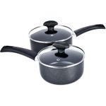Conjunto Jogo de Panelas Antiaderente 5 Peças Masala Preto Brinox