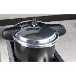 Panela de Pressão Pressure 5,4 Litros Revestimento Cerâmico Fundo de Indução Brinox - Preto