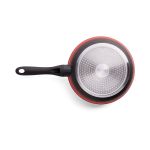 Conjunto Jogo de Panelas 5 Peças Com Fundo De Indução Prime Brinox Vermelho