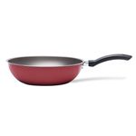 Jogo Conjunto De Panelas Brinox Ruby Vermelho 5 Peças Antiaderente com Tampa de Vidro