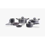 Jogo de Panelas Antiaderente com 6 Peças Ceramic Life Smart Plus Cinza Brinox