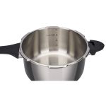 Panela De Pressao Inox Supra 4,5L Brinox 22x19,5 cm Com Fundo Triplo