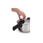 Panela De Pressao Inox Supra 4,5L Brinox 22x19,5 cm Com Fundo Triplo