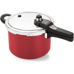 Panela De Pressão Eterna em Alumínio 6 Litros Nigro - Vermelho