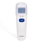 Termômetro Digital de Testa Laser Infravermelho Omron MC-720 Mede Febre Superfície e Ambiente