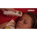 Termômetro Digital de Testa Laser Infravermelho Omron MC-720 Mede Febre Superfície e Ambiente