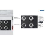 Cooktop a Gás Tramontina em Vidro Temperado com Acendimento Superautomático 4 Queimadores