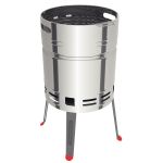 Churrasqueira a Carvão Tramontina TCP 400 em Aço Inox com Bandeja em Aço Esmaltado