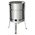 Churrasqueira a Carvão Tramontina TCP 400 em Aço Inox com Bandeja em Aço Esmaltado