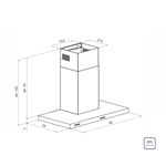 Coifa de Parede Tramontina New Dritta Em Aço Inox 90 Cm 127v
