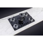 Cooktop a Gás Tramontina em Vidro Temperado Preto com Acendimento Superautomático 5 Queimadores