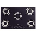Cooktop a Gás Tramontina em Vidro Temperado com Acendimento Superautomático 5 Queimadores