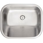 Tanque de Encaixe Tramontina Hera 30 L em Aço Inox Acetinado 50x40 cm