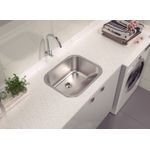 Tanque de Encaixe Tramontina Hera 30 L em Aço Inox Acetinado 50x40 cm