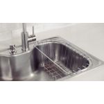 Cuba Sobrepor Tramontina Morgana 60 FX Aço Inox Acetinado com Válvula, Dosador Sabão e Cesta 69x49cm