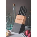JOGO DE FACAS 6 PCS PLENUS PRETO - SORTIDOS COM LAMINAS ACO