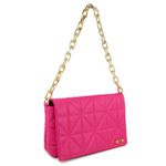 Bolsa Média Alça Dourada Pink 