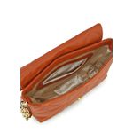 Bolsa Clarice Média Alça Dourada Caramelo