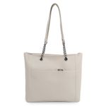 Bolsa Saco Sacola Grande Esther Marfim