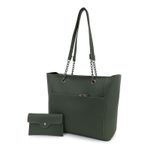 Bolsa Saco Sacola Grande Esther Verde Militar