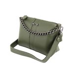 Kit Valentina Grande Preta + Kiarinha pequena Verde Militar