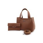 Bolsa Média Tiracolo Lorena Caramelo