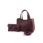 Bolsa Média Tiracolo Lorena Vinho