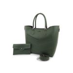 Bolsa Sacola Grande Larissa Verde Militar