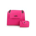 Bolsa Tiracolo Pequena Maya Pink 