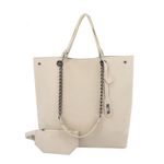 Bolsa Saco Grande Valentina Marfim