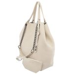 Bolsa Saco Grande Valentina Marfim