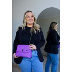 Bolsa Tiracolo Média Jade Roxa 