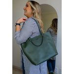 Bolsa Saco Sacola Grande Kiara Verde Militar