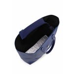Bolsa Saco Grande Fivela Melina Azul Marinho