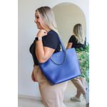 Bolsa Saco Sacola Grande Kiara Azul Marinho 