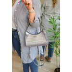  Bolsa Tiracolo Média Ágata Prata Cromada