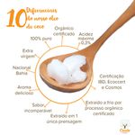 Óleo de Coco Orgânico e Extra Virgem 200ml - Caule