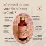 Óleo de Amêndoas Doces Extra Virgem Ayurveda Caule 50ml