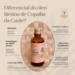 Óleo de Copaíba Resina da Amazônia Ayurveda Caule 50ml