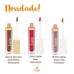 Brilho Labial Gloss Lilás Cintilante | Natural Vegano