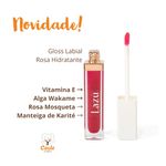 Gloss Labial Rosa Hidratante | Natural Vegano