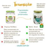 Óleo de Coco Orgânico e Extra Virgem 200ml - Caule