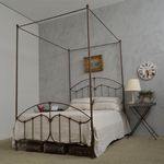 Cama C/ Dossel Flor de Lis Queen Pez. 80