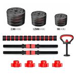 Kit 6 em 1 - Dumbbells, Barras e Kettlebells - Consport