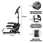 Elíptico Horizontal Simulador Lateral Consport