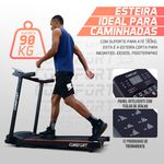 Esteira CT-50 Elétrica de Corrida Residencial - Consport