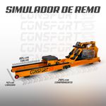 Simulador de Remo Água 2.0 Consport