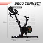 Bicicleta Spinning S-200 Connect - Consport